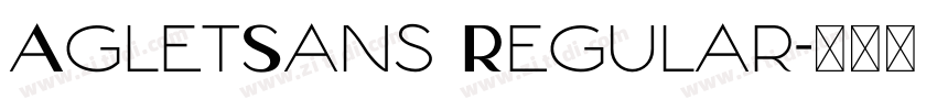 AgletSans Regular字体转换